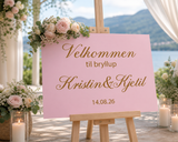 Event skilt 60x40