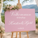 Event skilt 60x40