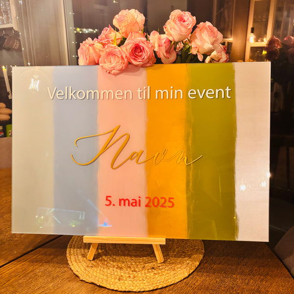 Event skilt 60x40