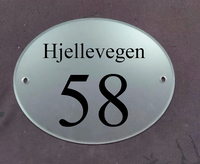 Frostet nummerskilt