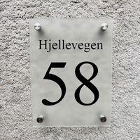 Frostet nummerskilt