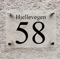 Frostet nummerskilt