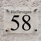 Frostet nummerskilt