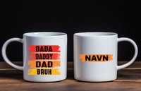 Farsdag kopp "Bruh" & navn